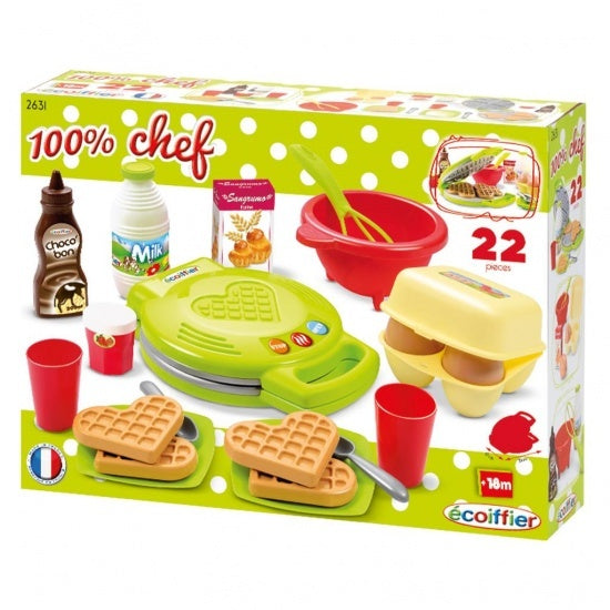 100% Chef: Wafelijzer 22-delig