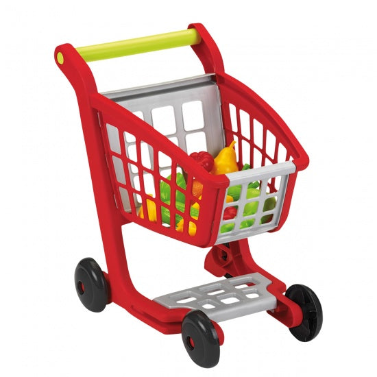 100% Chef: winkelwagen rood 42 x 30 x 42 cm