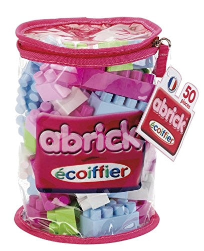 Abrick bouwblokken roze 50-delig