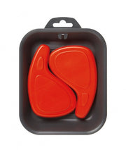 dienblad met twee biefstukken