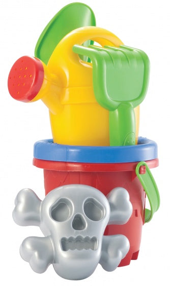emmerset piraat rood 12 cm 5-delig