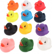 badeend assortiment 12 stuks in koker 5