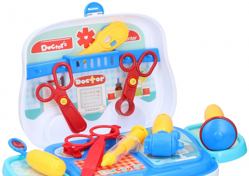 dokterset 25 cm junior wit 14-delig