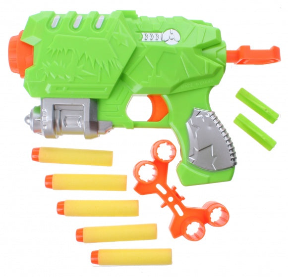 foam blaster 10-delig 22 cm groen