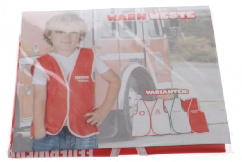 hesje brandweer jongens 45 cm rood