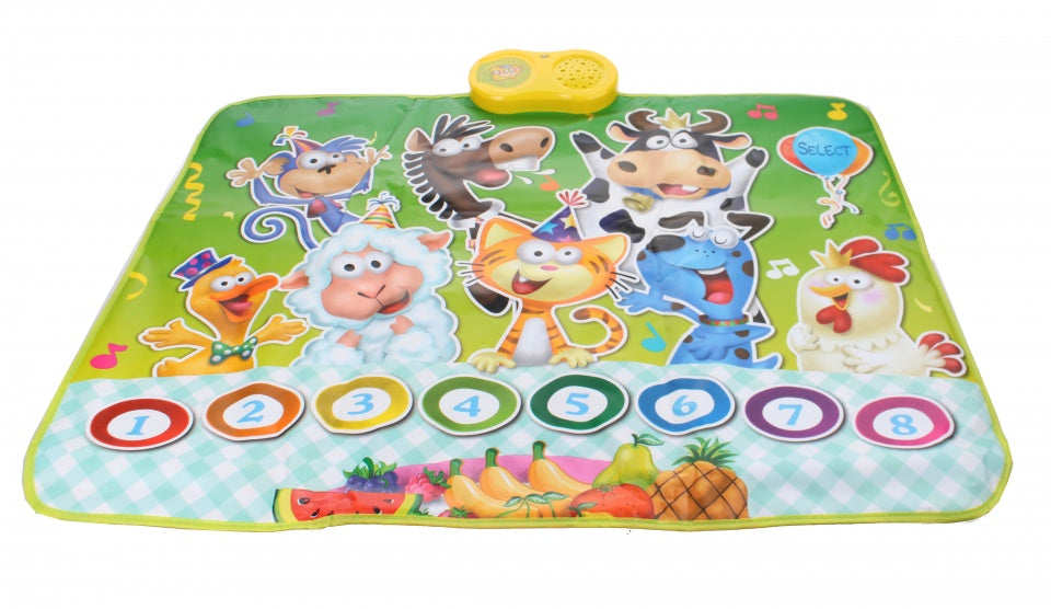 interactieve speelmat Dieren 90 x 70 cm