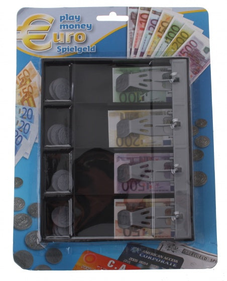 kassalade met speelgeld euro