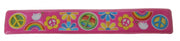 klaparmband bloemen meisjes roze 22 x 3