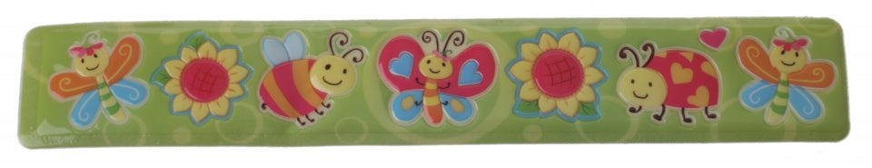 klaparmband lieveheersbeestje lichtgroen 22 cm