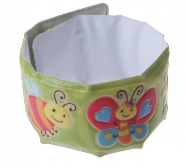 klaparmband lieveheersbeestje lichtgroen 22 cm