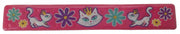 klaparmband poezen meisjes donkerroze 22 x 3