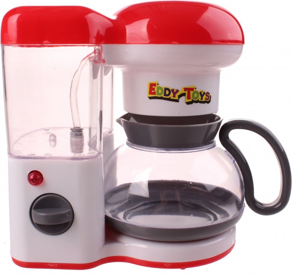 koffiezetapparaat met licht en geluid 18 cm wit