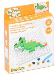 mozaïekpuzzel 4-in-1 junior oranje 59-delig