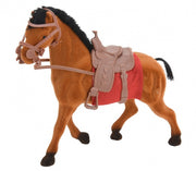 paard bruin 17 cm