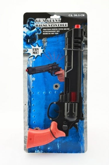 pistool met geluid kunststof zwart 36