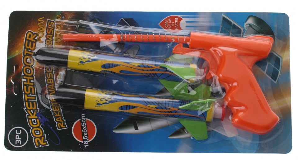 raketschieter oranje 17 cm 3-delig