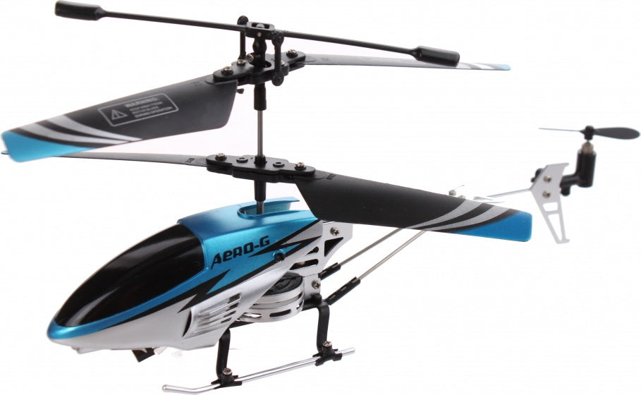 RC helikopter blauw kunststof 17