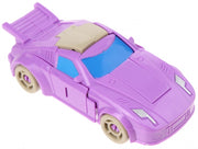 robot transformer car paars 10 cm