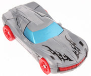 robot transformer car vlam zilver 10 cm