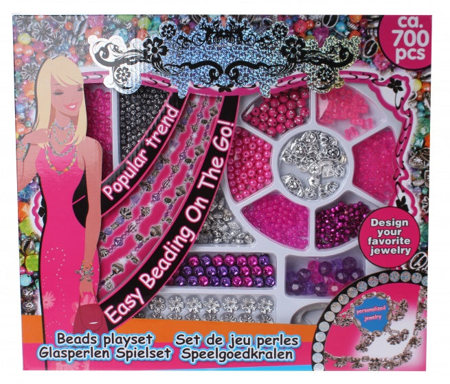 sieraden maken roze 700-delig