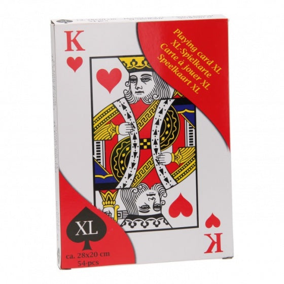 speelkaarten XL 28 x 20 cm 54 stuks