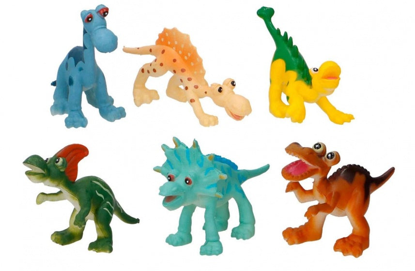 speelset dino's 6-delig