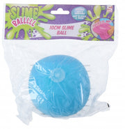 stressbal Slime Ball siliconen 10 cm blauw