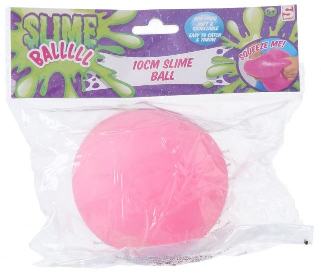 stressbal Slime Ball siliconen 10 cm roze