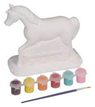 Verfset beschilder je paard 8 delig wit