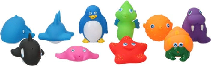 waterspuiters zeedieren 10-delig