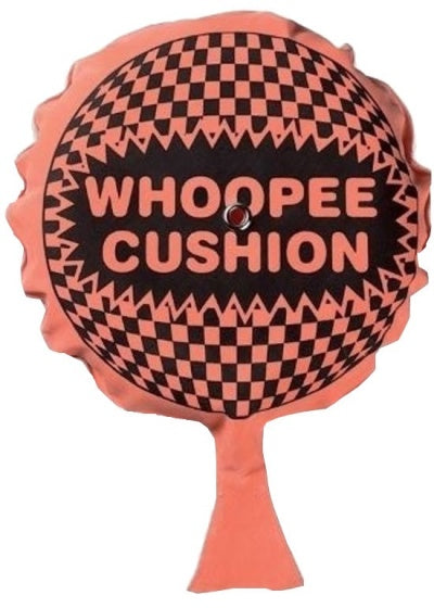 Whoopee scheetkussen 10 cm oranje