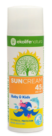 zonnebrandmelk Baby & Kids 50 ml SPF 45 wit