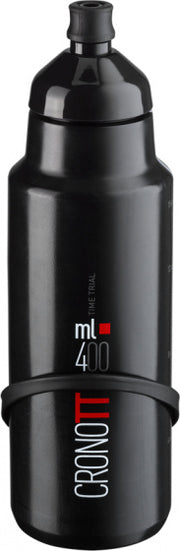 bidon en houder Crono TT 400 ml zwart 2-delig