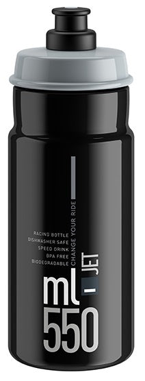 bidon Jet 550 ml zwart/grijs