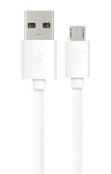 Micro USB-kabel Ultra Plat 120 cm wit