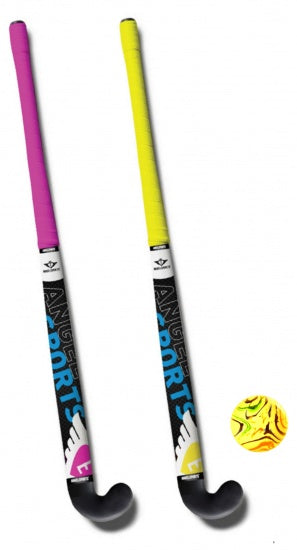 Hockeyset Met 2 Sticks Van 33 Inch