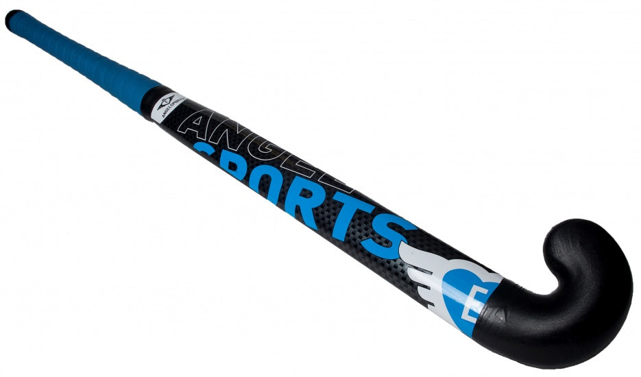 Streethockeystick 36 inch 28 mm zwart/blauw