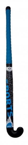 Streethockeystick 36 inch 28 mm zwart/blauw