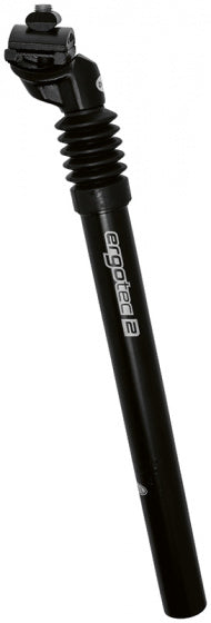 Zadelpen verend SP-3.0 27.2 x 350 mm aluminium zwart