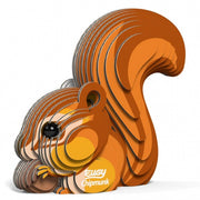 3D-modelbouwpakket eekhoorn 7-delig bruin