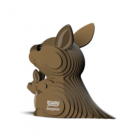 3D-modelbouwpakket kangoeroe 7-delig bruin No.15