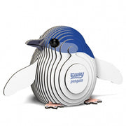 3D-modelbouwpakket pinguïn 7-delig wit/blauw