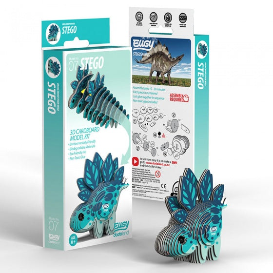 3D-modelbouwpakket stego 7-delig blauw No.07