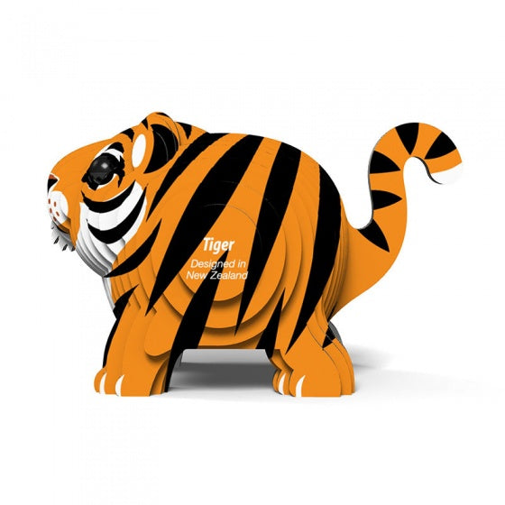 3D-modelbouwpakket tijger 7-delig oranje No.12