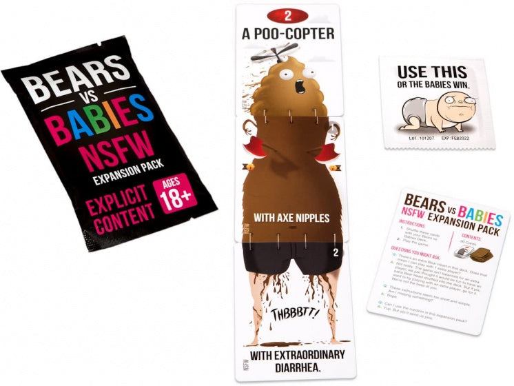 kaartspel Bears vs Babies - Nsfw uitbreiding (en)