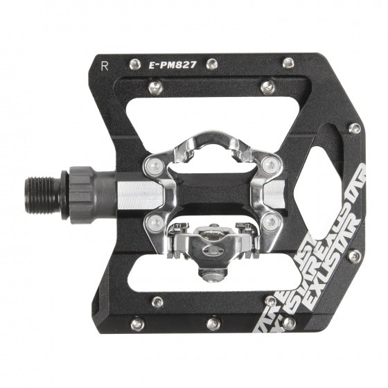 klikpedaal Exustar MTB 9/16 inch zwart set