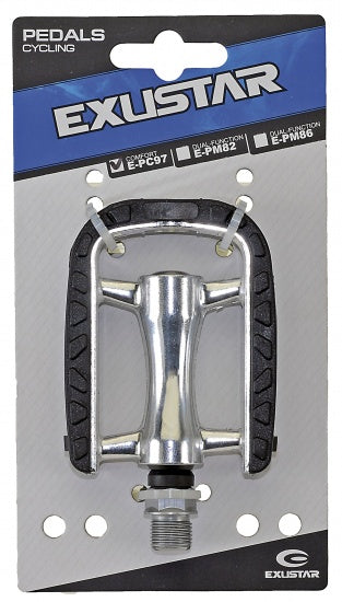 Platformpedaal Stadsfiets E-PC97 9/16 Inch zwart set