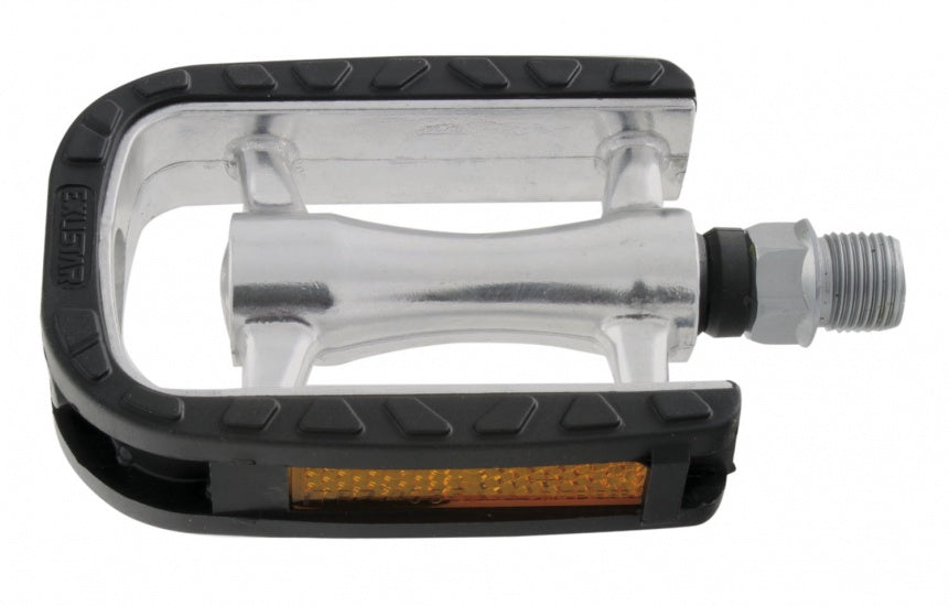 Platformpedaal Stadsfiets E-PC97 9/16 Inch zwart set