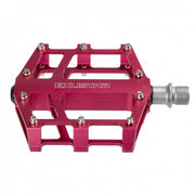 Platformpedalen BMX / Enduro 9/16 Inch donker roze per set