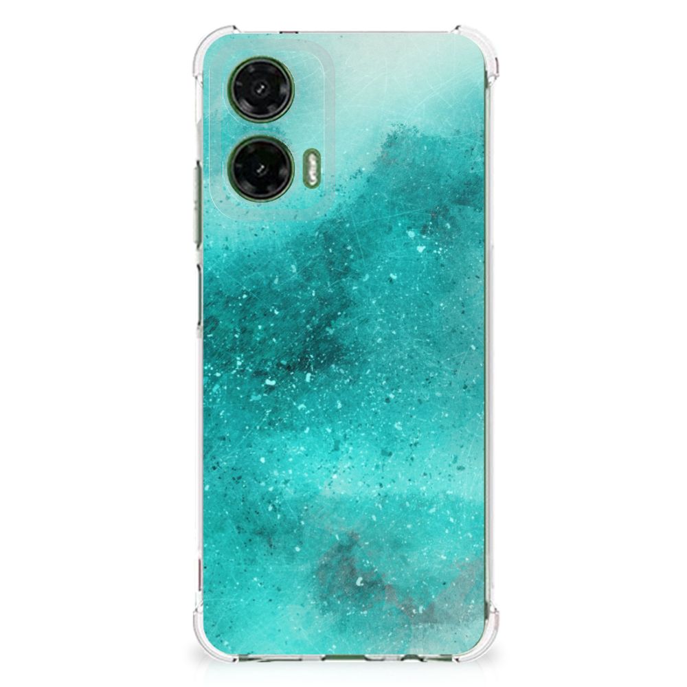 Back Cover Motorola Moto G35 Painting Blue